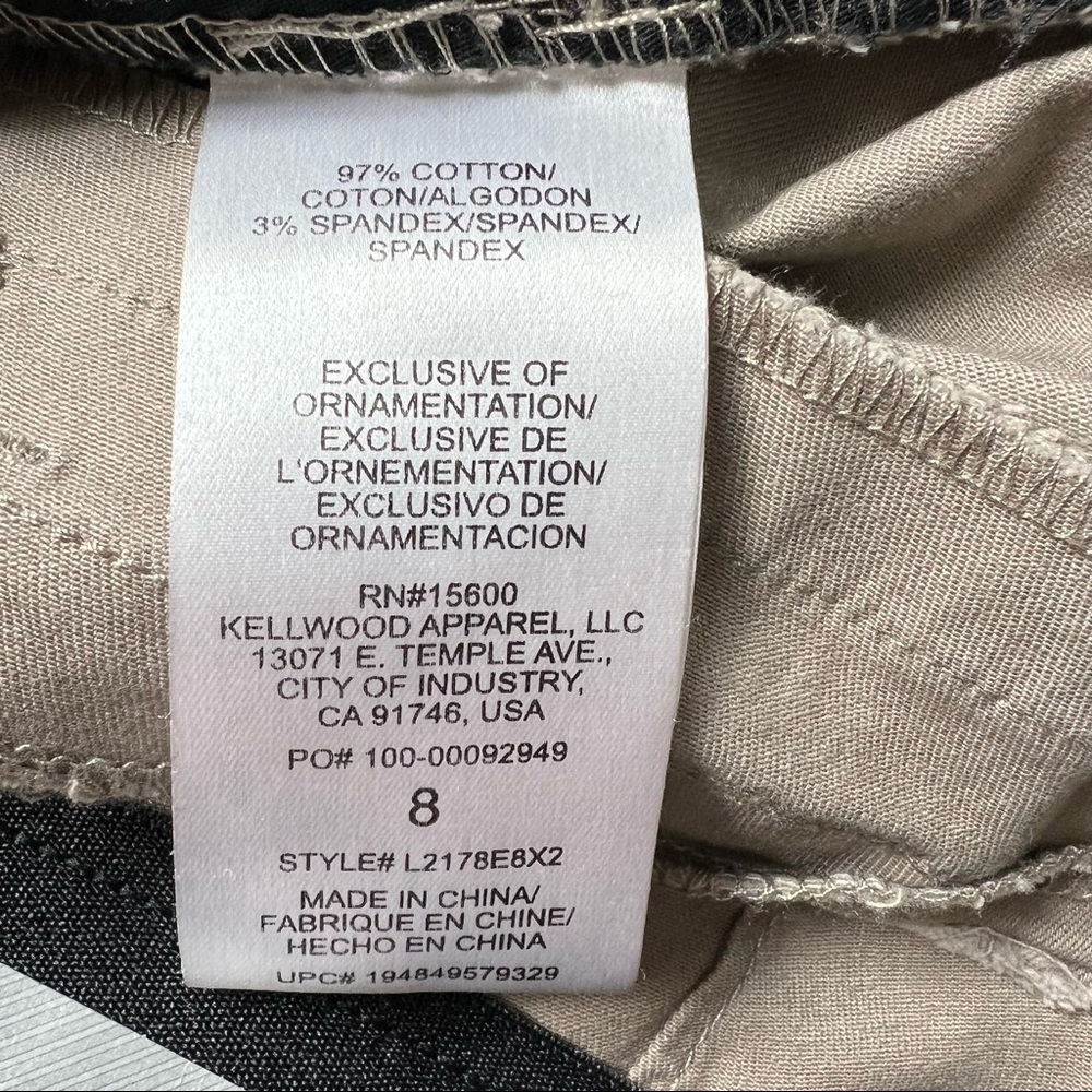 Wit & Wisdom Beige Cropped Ankle Pants EUC - Picture 4 of 5